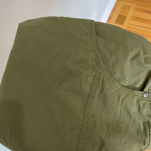 Ellos Women's Plus Size Stretch Cargo Capris size 32 3X casual army green  NWOT - Picture 5 of 16